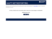 Tablet Screenshot of netreporting.aapt.com.au